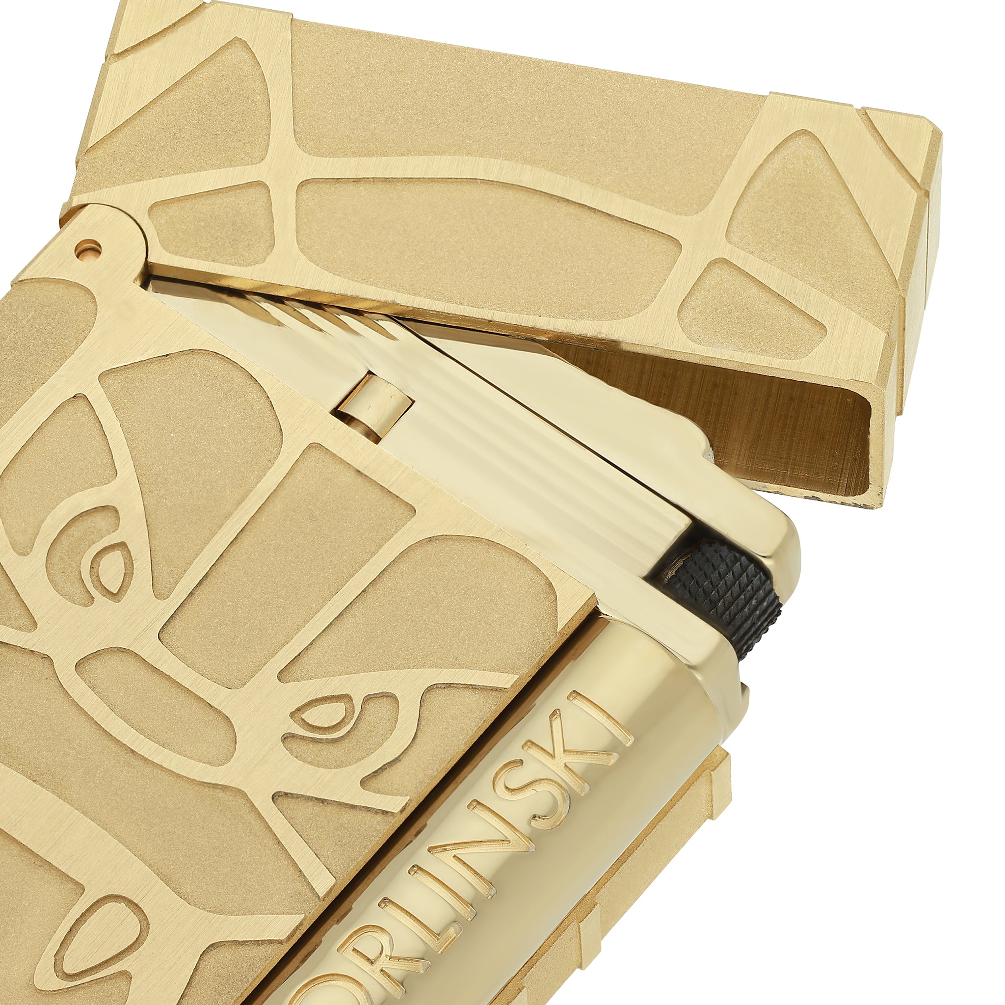 C16061CL Ligne 2 Gold Lighter Richard Orlinski Limited Collection - S.T. Dupont | CSC Cigars