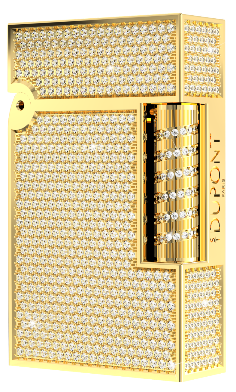 HIGH JEWELRY 016326 Diamond Ultra Exclusive Luxury Lighter - ST. Dupont Paris | CSC Cigars