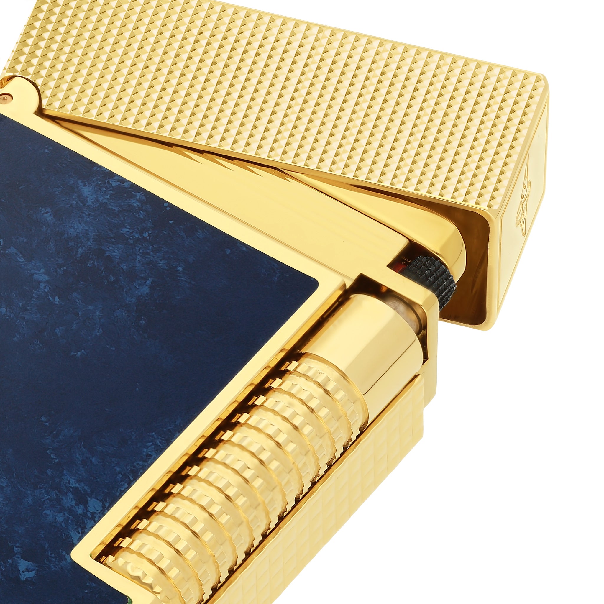S.T. Dupont C23017CL POPOTE Luxus-Feuerzeug Blau Gold - S.T. Dupont Paris | CSC Cigars