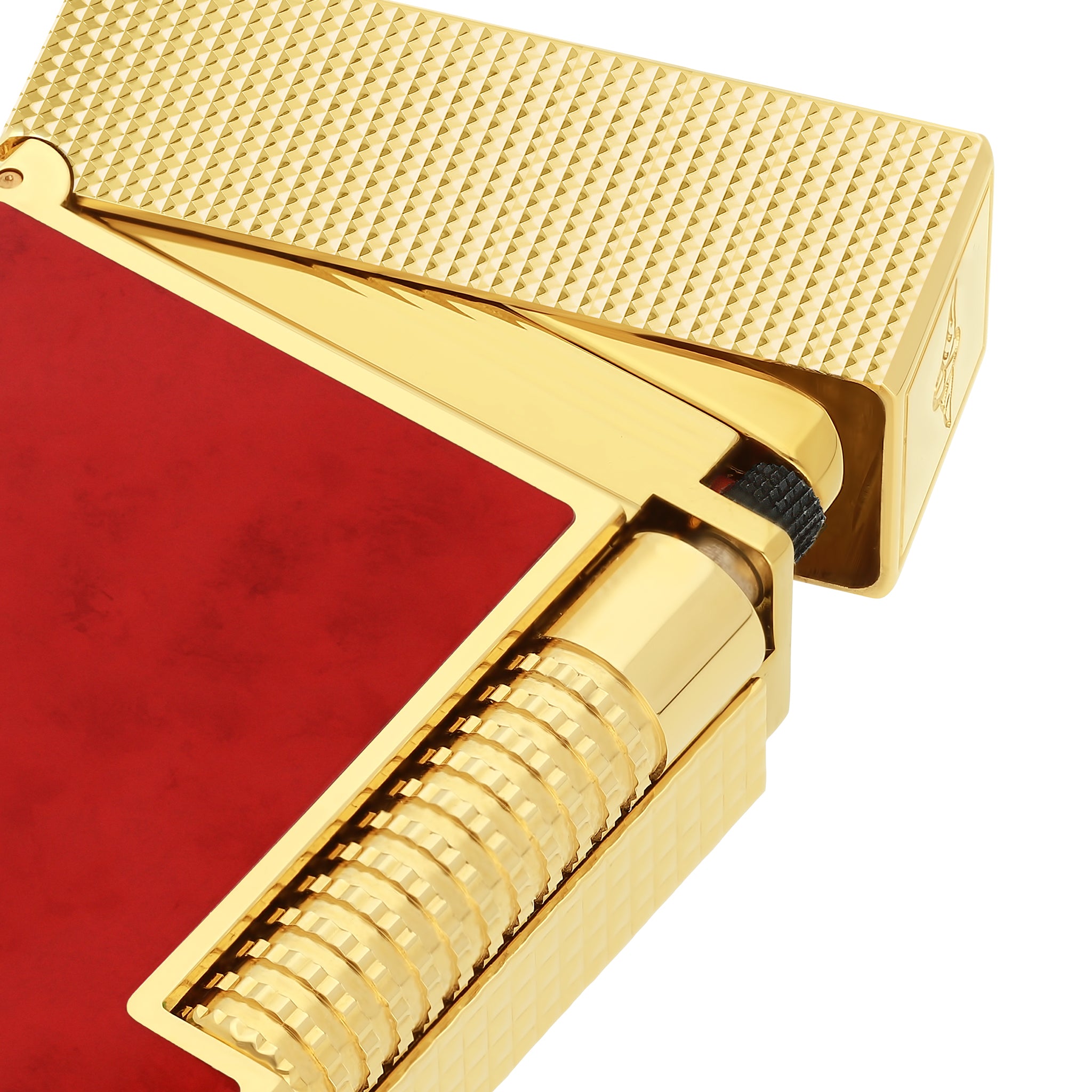 S.T. Dupont C23018CL POPOTE Luxus-Feuerzeug Rot Gold - S.T. Dupont Paris | CSC Cigars