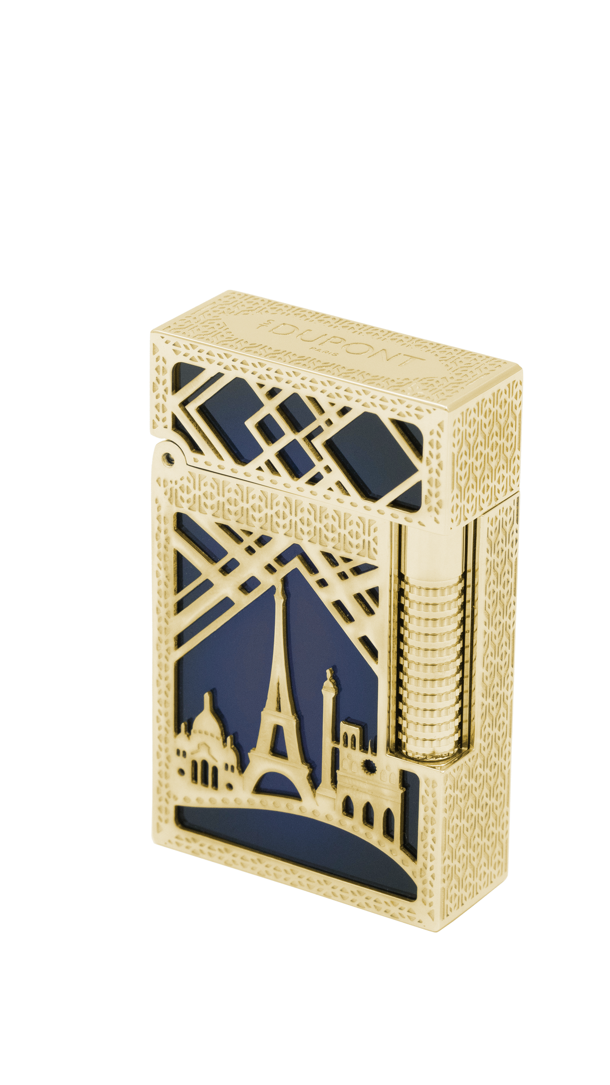 LE GRAND C23460 SKYLINE YELLOW GOLD Luxury Lighter - S.T. Dupont Paris | CSC Cigars