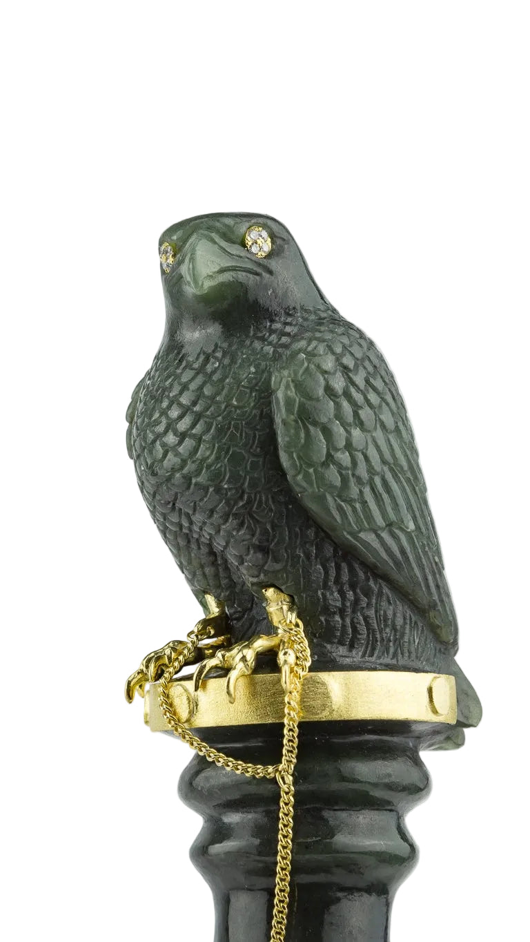 FALCON 241807 Wanderfalke Jade Edelstein Luxus-Füller - S.T. Dupont Paris | CSC Cigars