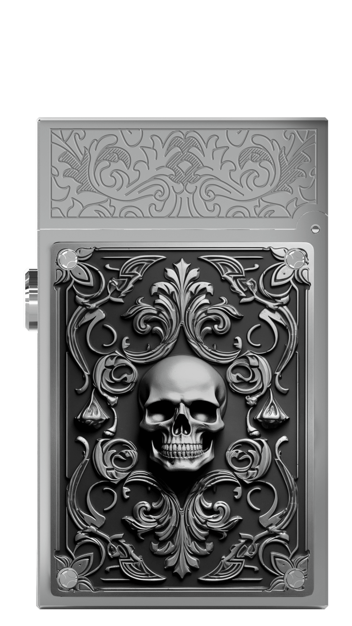 LUCKY SKULL H16005PHL Pocket Complication Luxury Lighter - ST Dupont Paris | CSC Cigars
