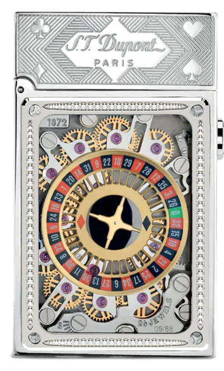 CASINO H16010PAL Pocket Complication Palladium Luxus-Feuerzeug - S.T. Dupont Paris | CSC Cigars