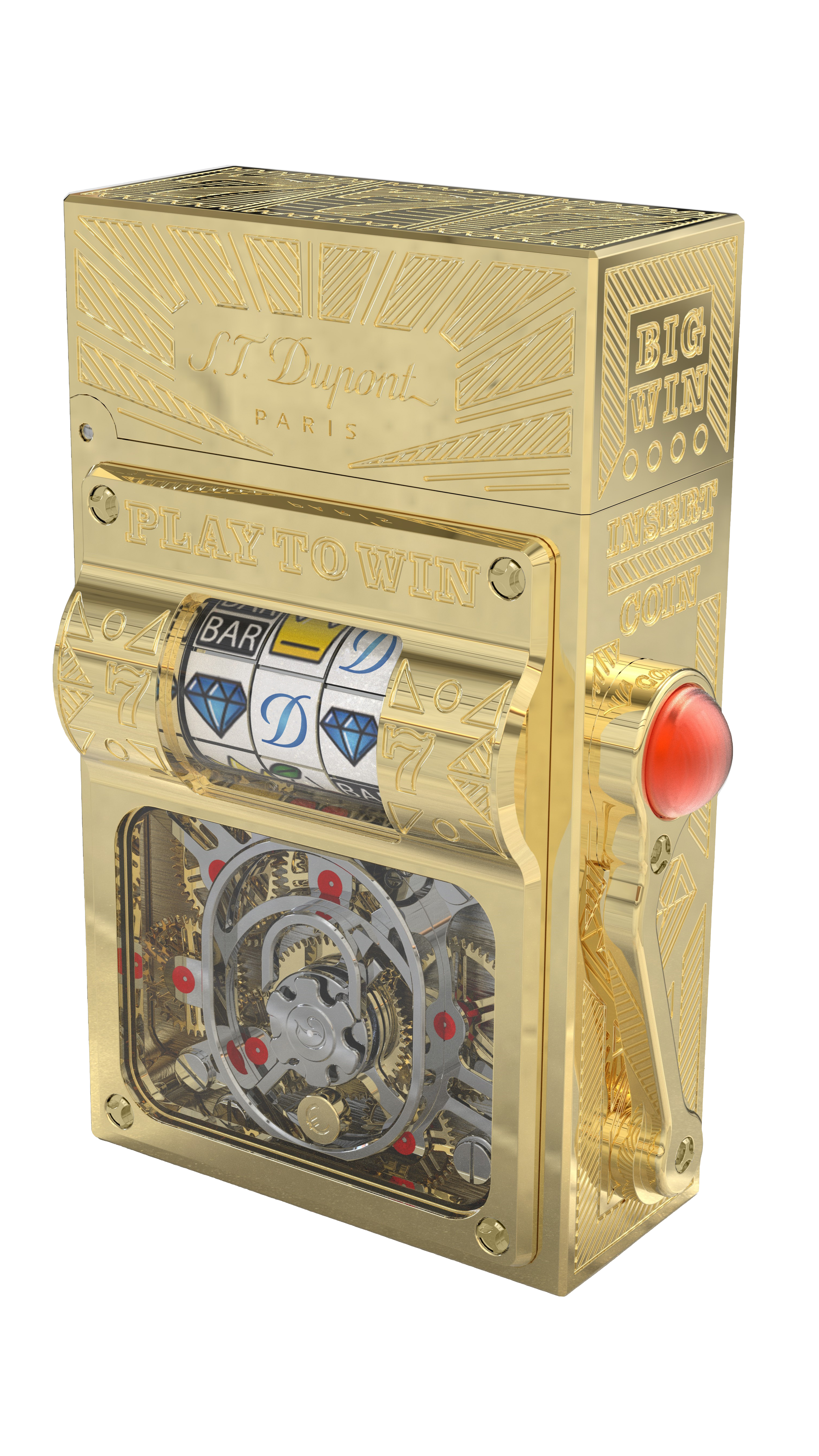 JACKPOT YELLOW GOLD J16020  GOLDSMITH VERSION Luxus-Feuerzeug - S.T. Dupont Paris | CSC Cigars