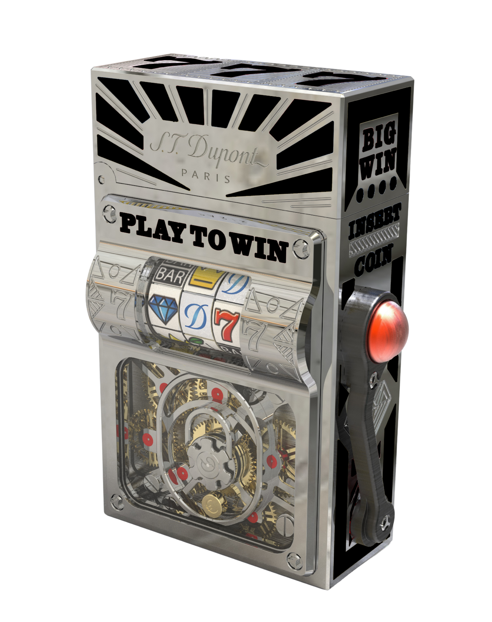 JACKPOT PALLADIUM BLACK J16020BL LACQUER VERSION Luxus-Feuerzeug - S.T. Dupont Paris | CSC Cigars