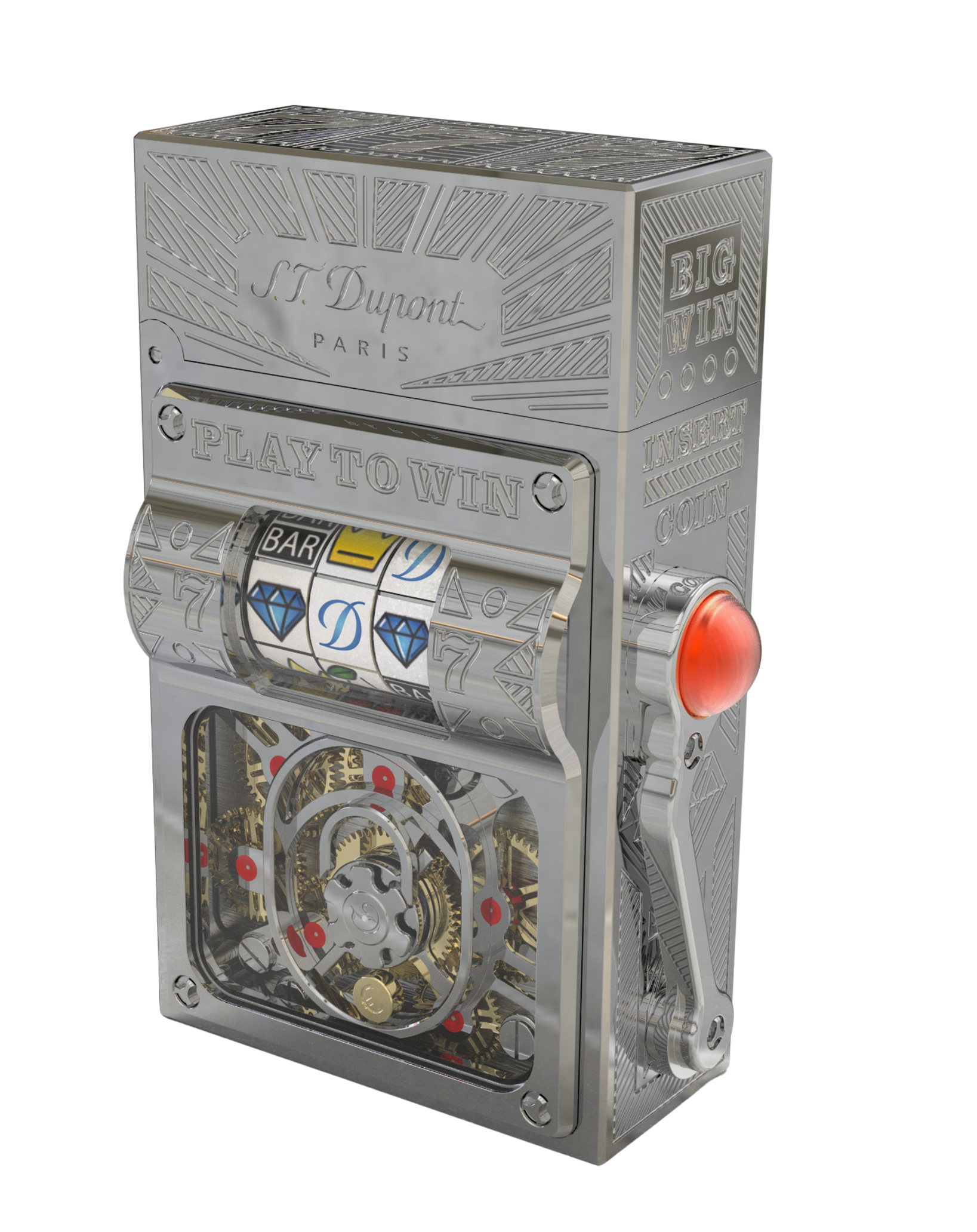 JACKPOT PALLADIUM J16020PAL GOLDSMITH VERSION Luxus-Feuerzeug - S.T. Dupont Paris | CSC Cigars