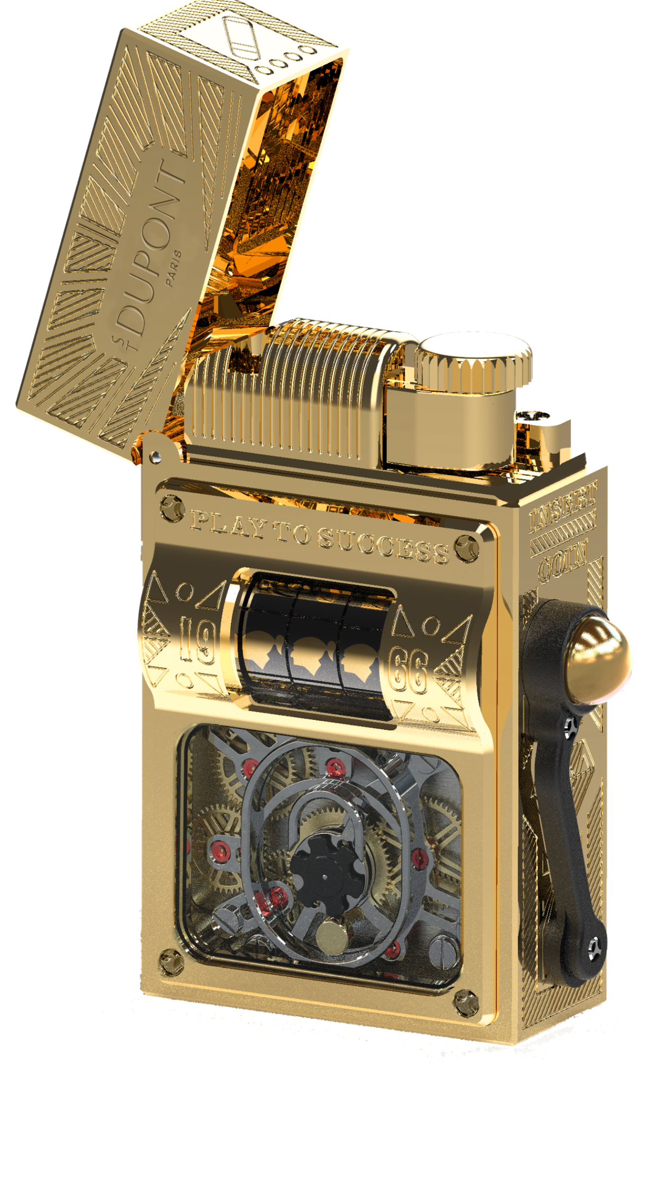 S.T. Dupont Complication Cohiba Gold H16021 – Limitiertes Luxus-Feuerzeug