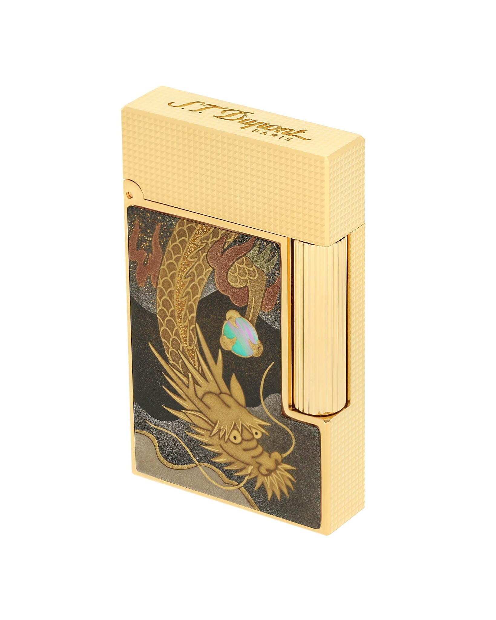 C16150 Ligne 2 Maki-E Dragon Gold Perlmutt - S.T. Dupont Paris | CSC Cigars