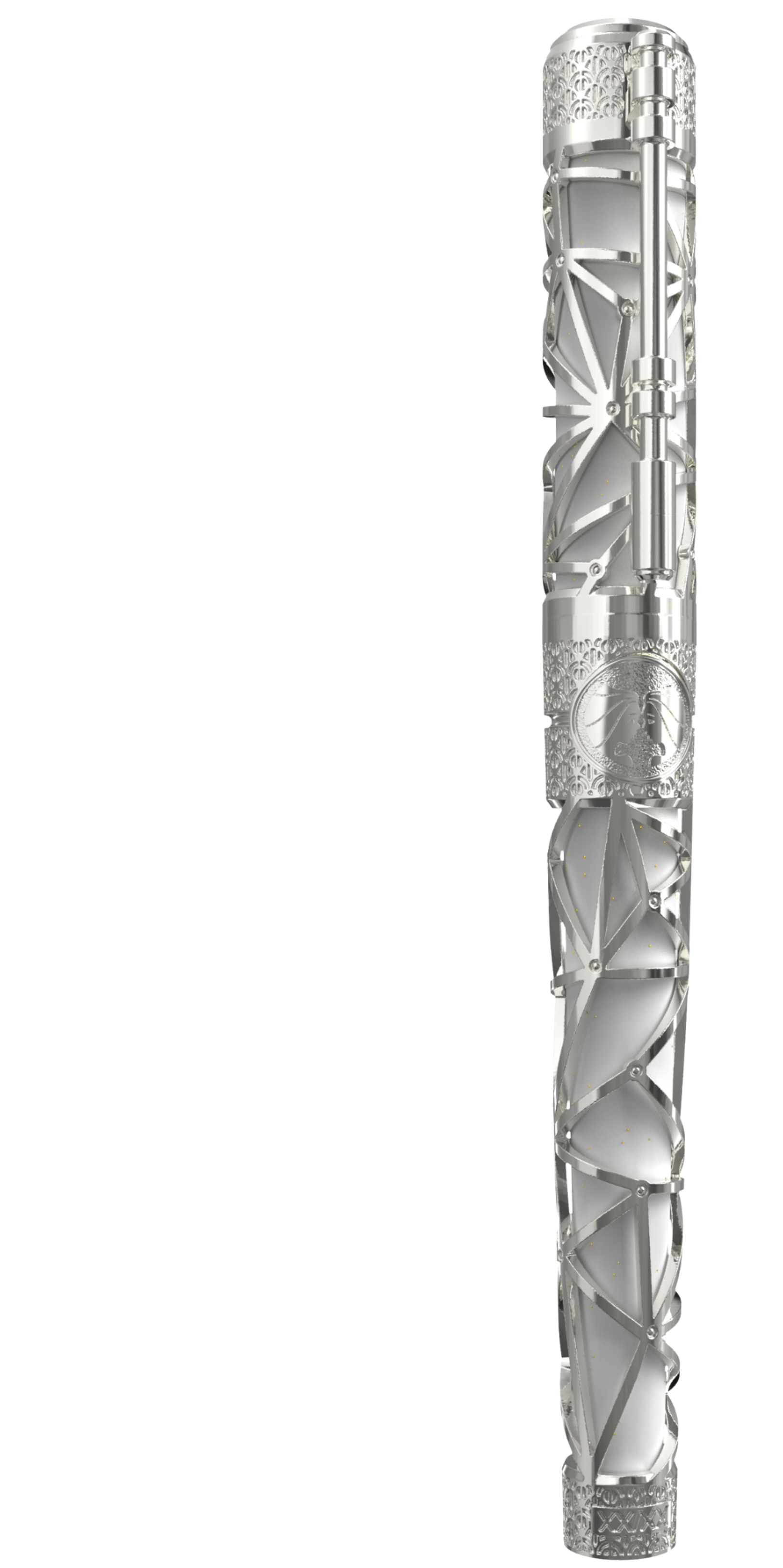 LE GRAND C23024LI Zodiac Waage Weiß – 18K Gold Diamanten Luxus-Feuerzeug - S.T. Dupont Paris | CSC Cigars