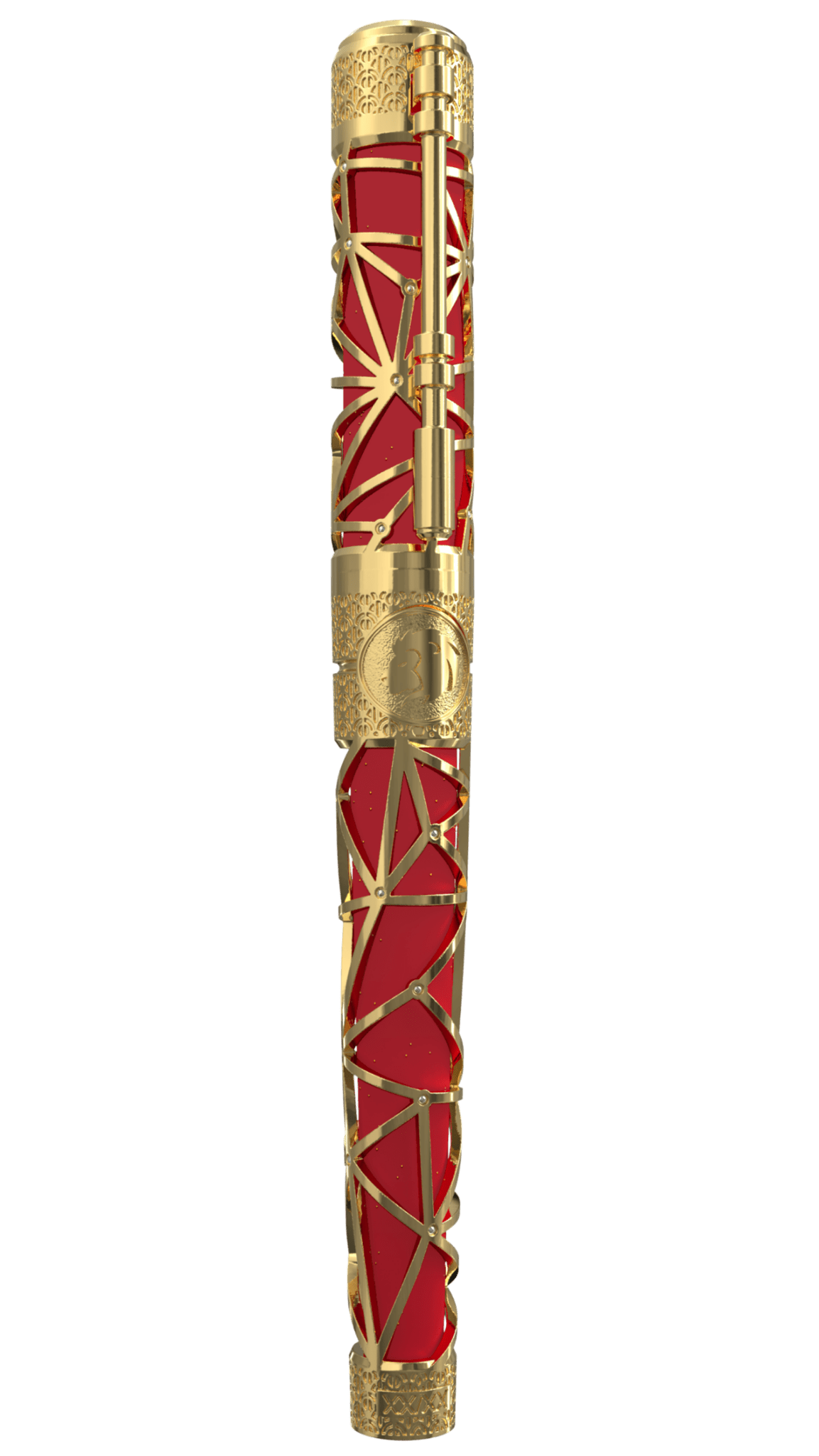 LE GRAND C23022LI Zodiac Löwe Rot – 18K Gold Diamanten Luxus-Feuerzeug - S.T. Dupont Paris | CSC Cigars