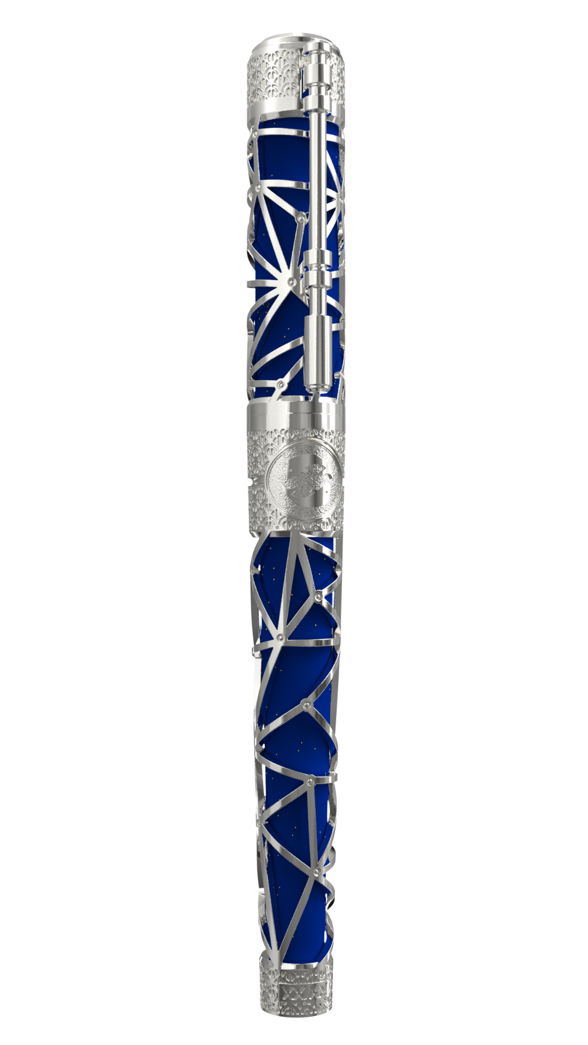 LE GRAND C23023PI Zodiac Fische Blau – 18K Gold Diamanten Luxus-Feuerzeug - S.T. Dupont Paris | CSC Cigars