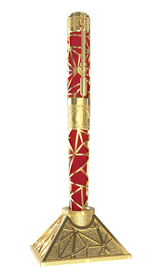 LE GRAND C23032LI Zodiac Löwe Rot – 18K Gold Luxus-Feuerzeug - S.T. Dupont Paris | CSC Cigars