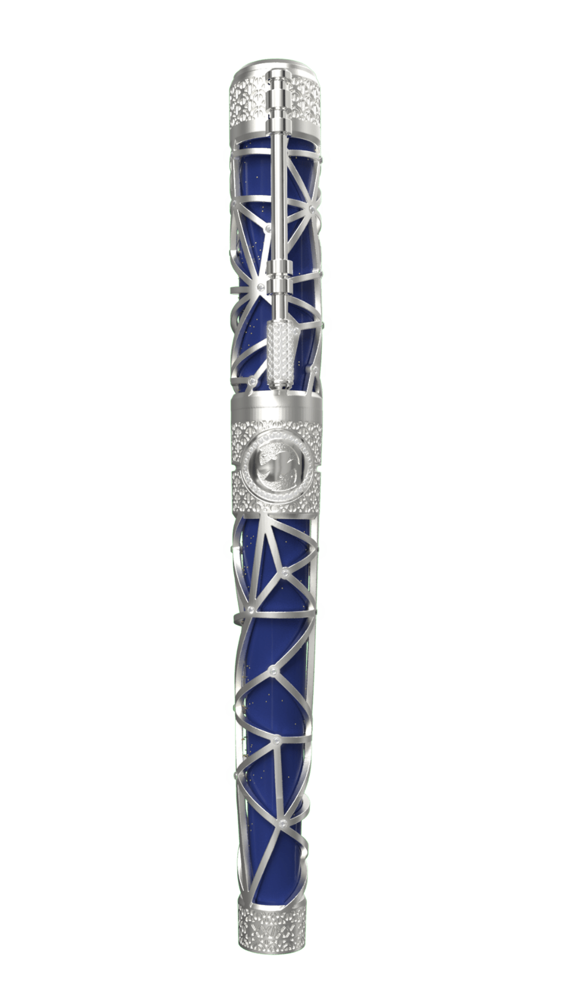 LE GRAND C23013PI Zodiac Fische Blau – 18K Gold Diamanten Luxus-Feuerzeug - S.T. Dupont Paris | CSC Cigars